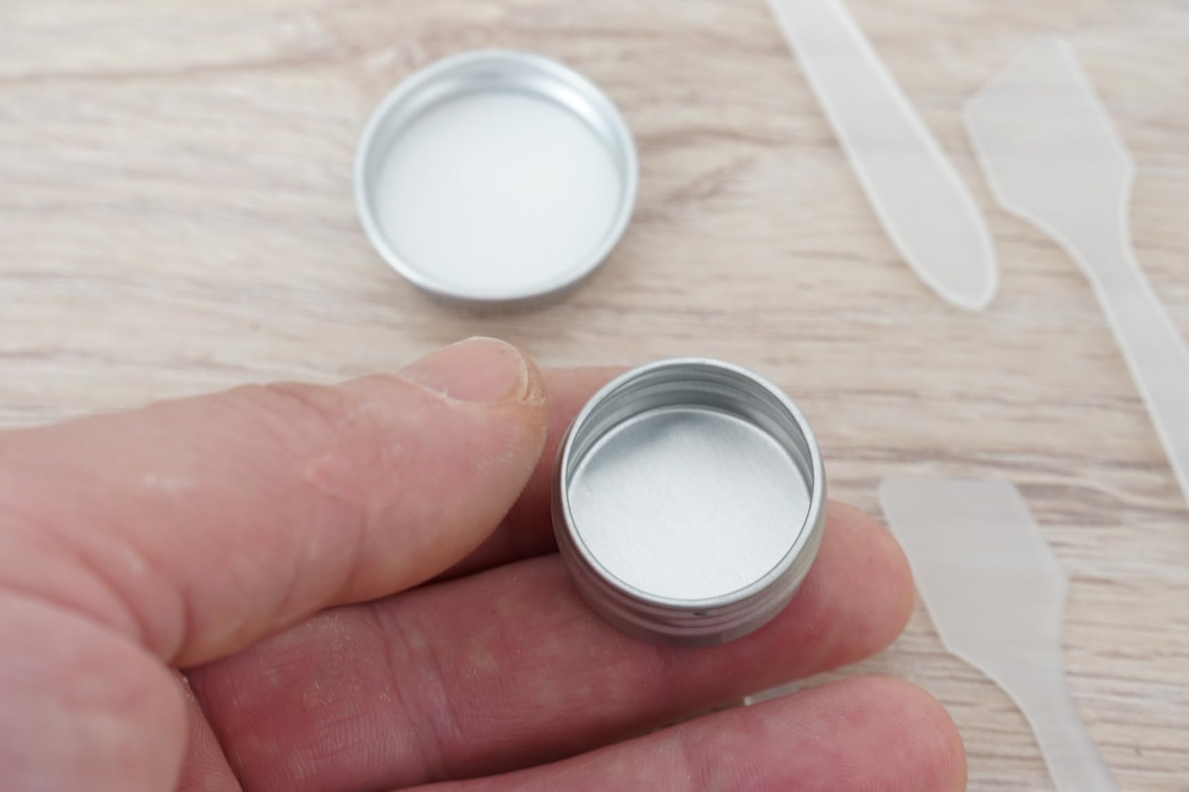 LJY 24 Pezzi Lattine Rotonde In Alluminio Per Scatole Di Metallo A Vite Contenitori A Scorrimento Vuoto 2 Once~p59965369