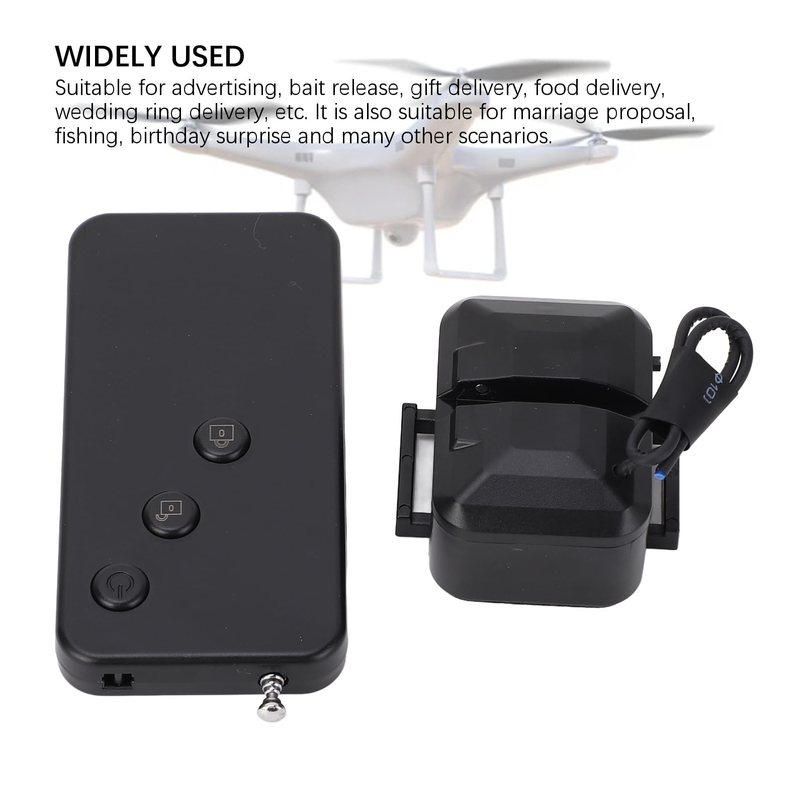 RiToEasysports de Liberación de Carga útil de Drones, de Caída de Airdrop de Drones de Drones de Transporte de Drones Ligeros de Liberación Rápida de Control de Control Remoto de Control de
