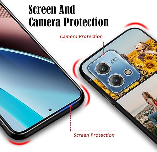 Vista 67 de Funda personalizada para Motorola Moto G Stylus 2021 con nombre de foto, texto y foto, GStylus personalizado -21 funda suave y fina (negro) de 6.8