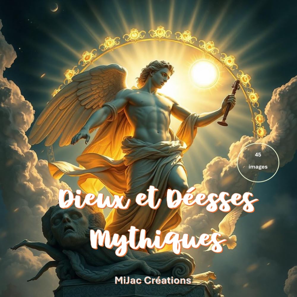 Dieux et Déesses Mythiques: Livre de coloriage en nuances de gris inspiré des légendes, des royaumes enchantés et des divinités mythologiques