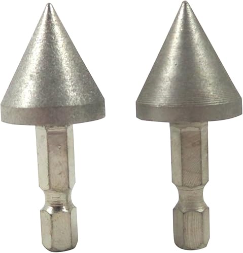 Taytools 468433 - Juego de 2 piezas de mortaja de cincel hueco para afilar diamantes, grano 200 y 600 para cinceles de hasta 12 pulgada