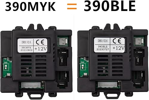 Miniatura 2 de DR01 V2.6 390MYK 12V niños eléctrico paseo en coche piezas de repuesto 2.4G Bluetooth Control remoto y receptor kit controlador caja de control