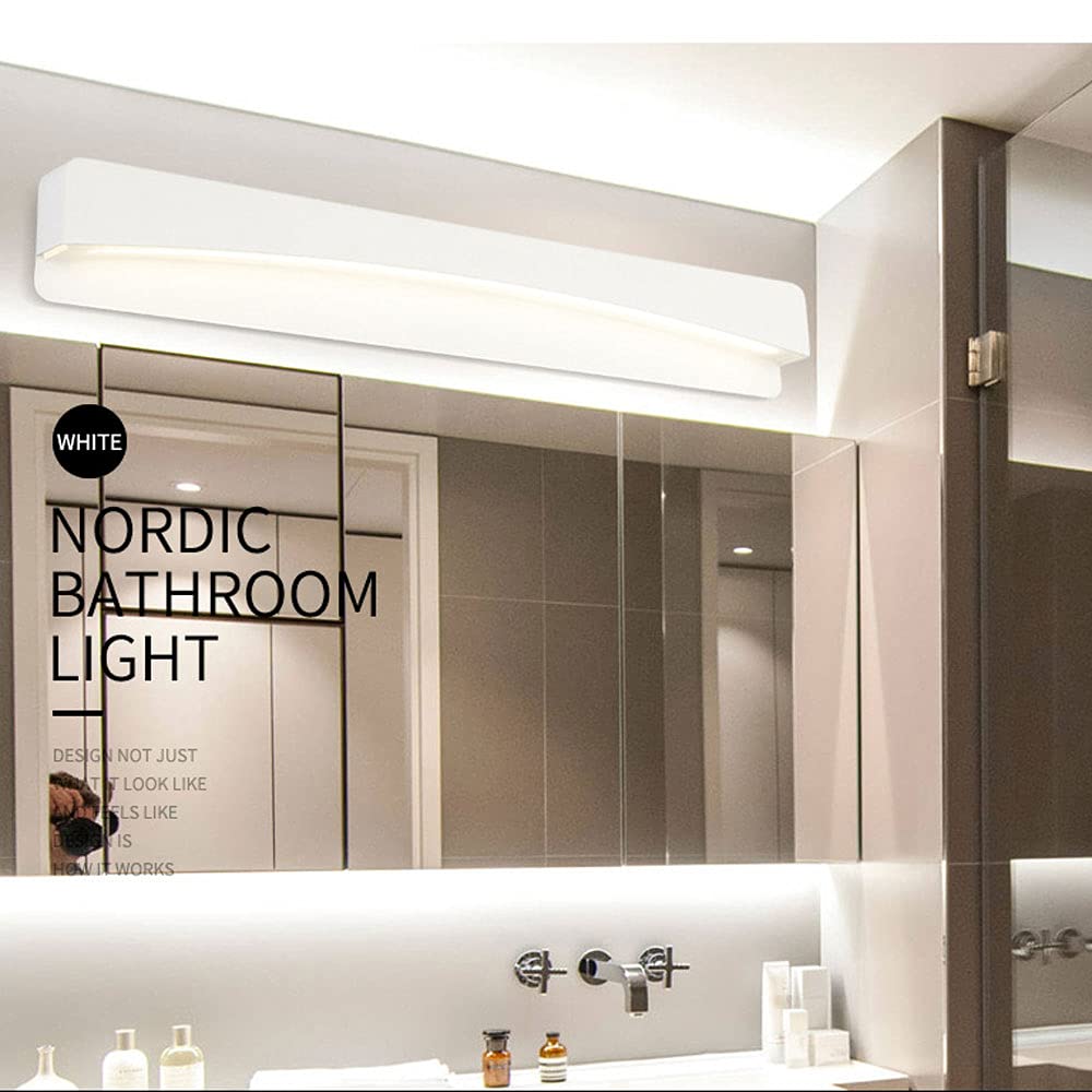 Łazienka Vanity Light Led Lustrowe Przednie Oświetlenie, Biały Metal Vanity Lampa Ścienna, Lampy Ścienne Vanity, Lampy Do Szaf Lustrzanych Do Makijażu
