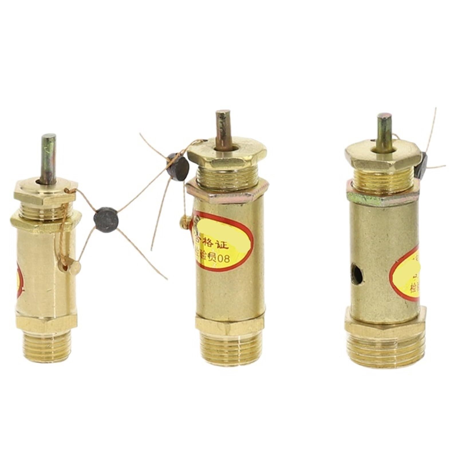 Válvula de seguridad 0.1Mpa - 1.0Mpa 1KG - 10KG Válvula de escape con resorte G1/4 G3/8 G1/2 Válvula de alivio de presión(3/8",4KG)