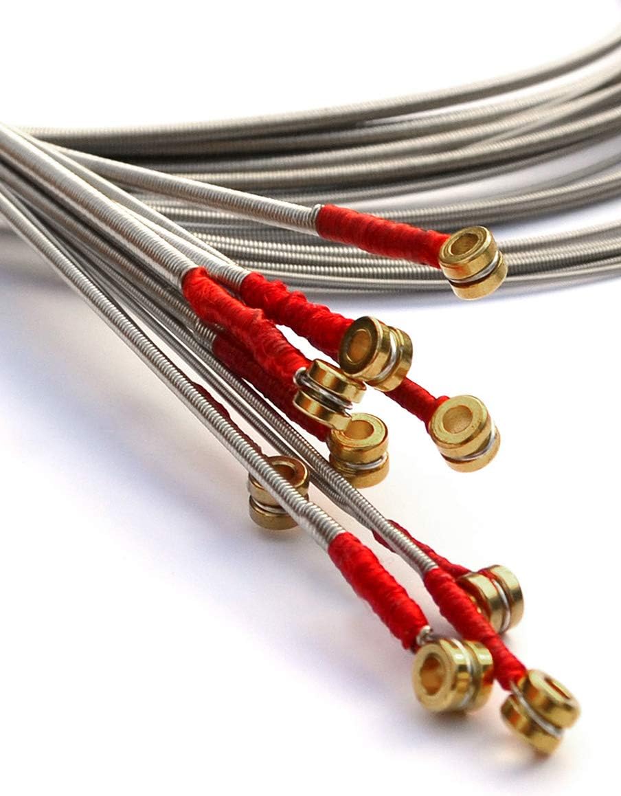 Magma Electric Bass Strings Medium Light - Nickel Plated Steel Round Wound - Long Scale 34" 5 Strings Set, .045 - .125 (BE165N) - 1 SET