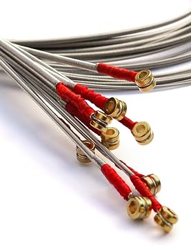 Magma Electric Bass Strings Medium Light - Nickel Plated Steel Round Wound - Long Scale 34 5 Strings Set, .045 - .125 (BE165N) - 1 SET
