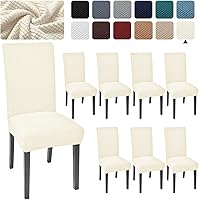 Vista 36 de Juego de 4 fundas para sillas de comedor y cocina, fundas para sillas de comedor, color negro