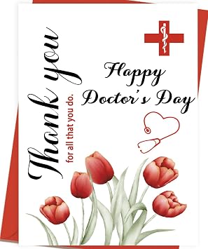 Asmallgf Thank you Card for Doctor, Doctors Day Appreciation Gifts for Women Men Him Her,Great Doctor Gift Ideas Decorations