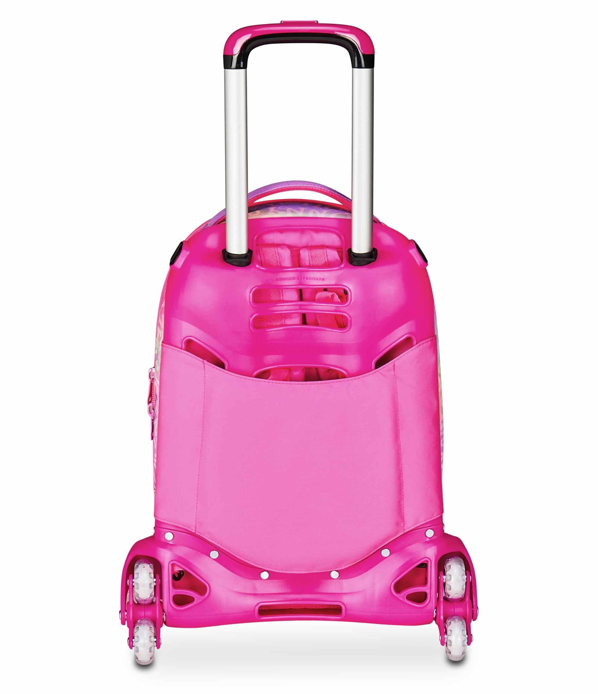 SJ GANG STYLE JAM GANG Trolley Scuola Jack 3 Ruote, Lilla, 3 in 1, Zaino Triplo Uso con Carrello Sganciabile, 33 L, Zaino Scuola Elementare, Zaino Bambina