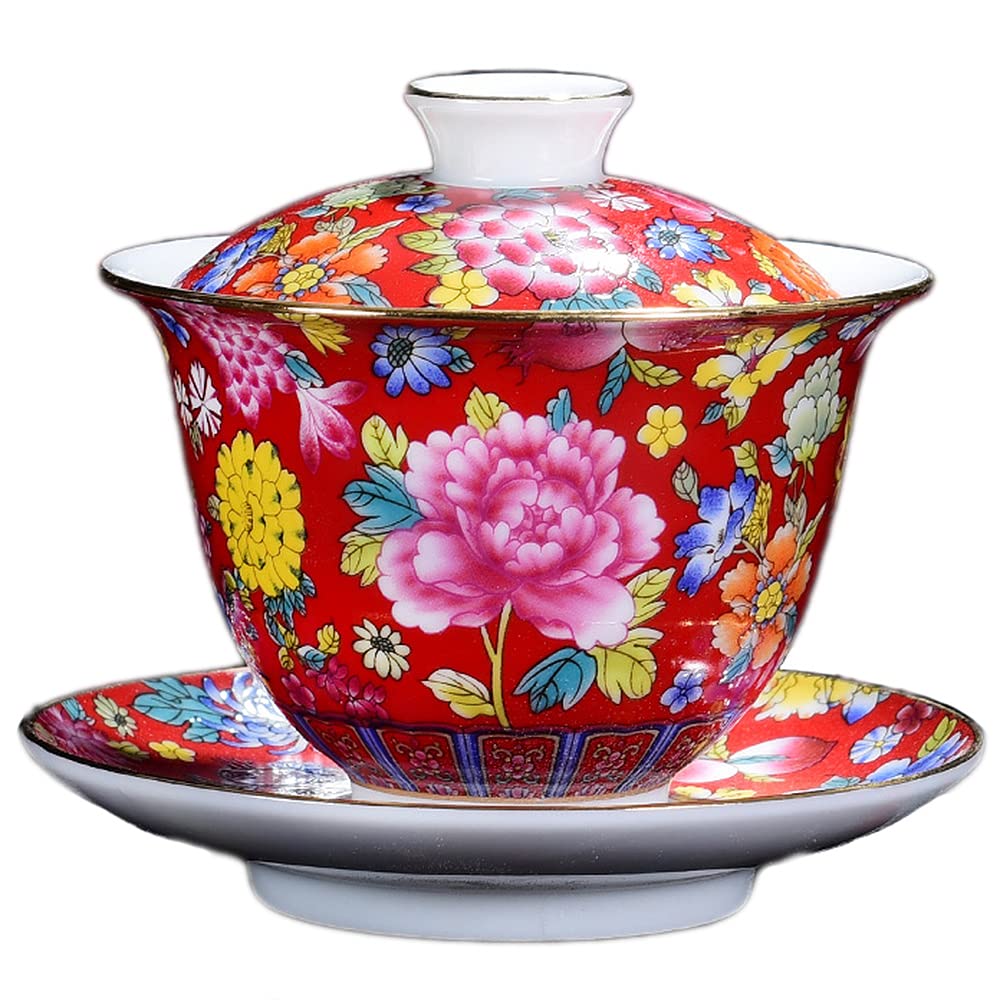 Gaiwan en céramique de 200 ml : finis les thés amers avec cette soupière à thé faite main