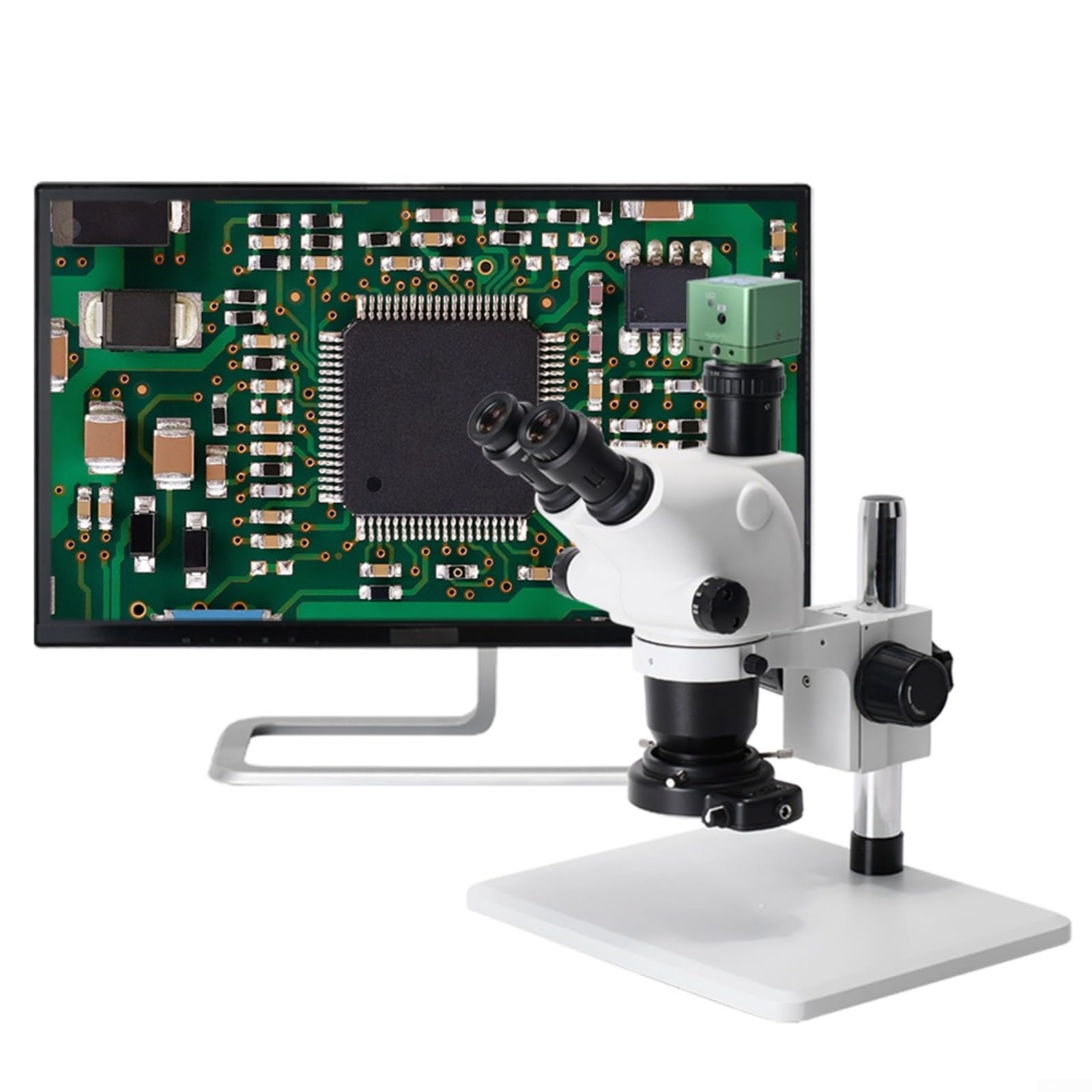 Microscopio digitale 41MP, strumento di ispezione elettronica con uscita 4K, con slot per scheda di memoria, per uso in laboratorio scientifico (UK)
