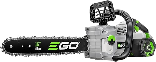 Miniatura 1 de EGO Power+ CS1613 Motosierra inalámbrica de iones de litio de 16 pulgadas y 56 voltios con batería de 4.0Ah y cargador incluidos