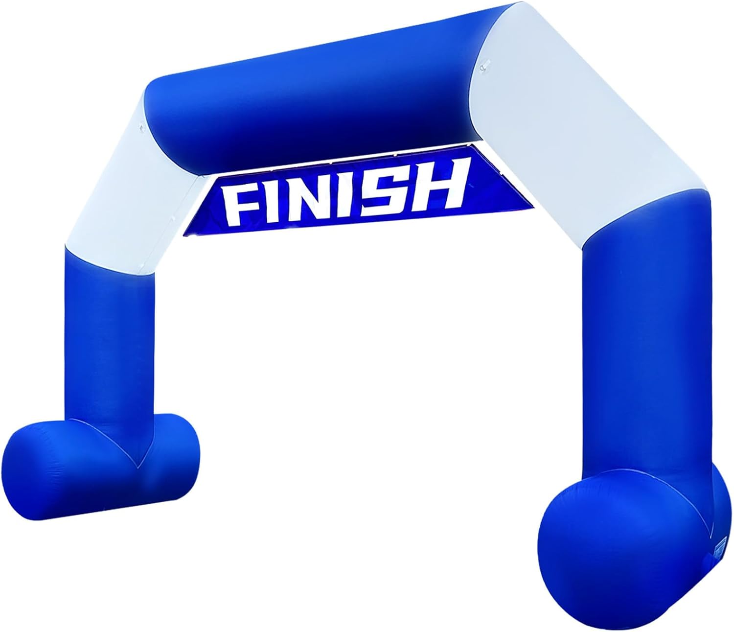 OZIS 20FT Inflatable Arch Start Finish Line Inflatable Archway Built in 150W Blower, Hexagon Inflatable Archway Outdoor for 5k Race Arch Outdoor Advertising Commerce（Black & White ）