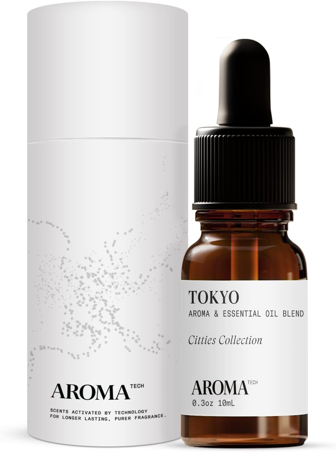 AromaTech Tokyo Aroma Oil for Scent Diffuser, Premium Yuzu, Wasabi, Cherry Blossom, Hinoki Wood, Green Tea Diffuser Blend, Luxury Diffuser Oil for Cold-Air and UltraSonic Scent Machine - 10 Milliliter