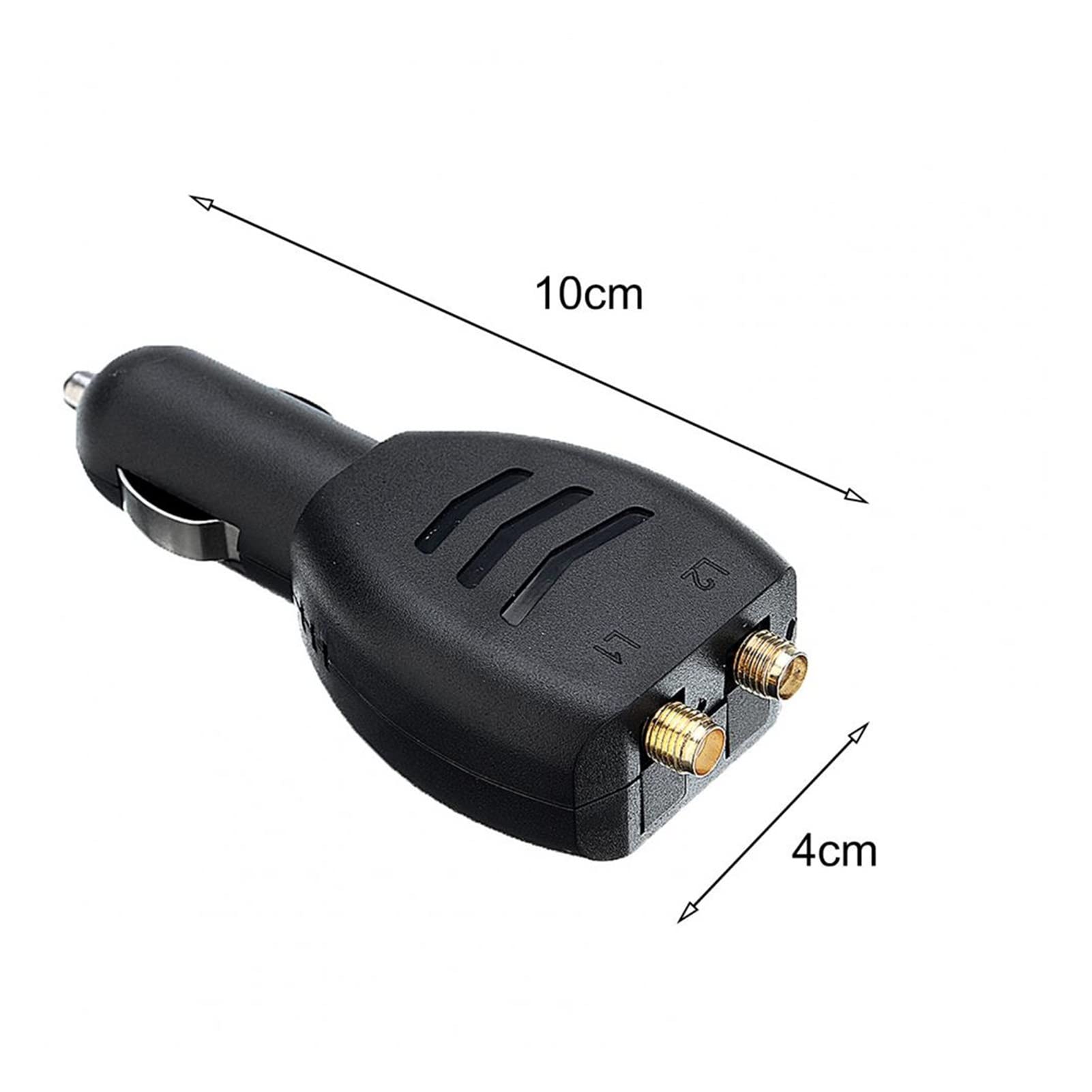 Automóviles universales Antenna Solo O Dual Antena CUCHER Compact Compact Anti Tracker Lighter Compatible for Accesorios DE VEHÍCULOS Antena(Dual Antenna)