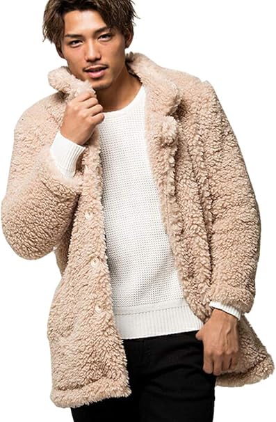 Amazon キャバリア Cavaria メンズ コート ファー プードル ボア ロング丈 モコモコ 暖かい 厚手 防寒 防風 46 L Beg ベージュ コート ジャケット 通販 Amazon キャバリア Cavaria メンズ コート ファー プードル ボア ロング丈 モコモコ 暖かい 厚手 防寒 防風 46 L Beg ベージュ コート ジャケット 通販