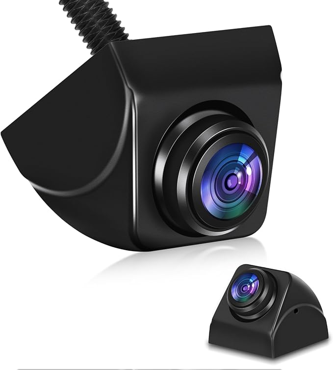 Retrocamera Telecamera Auto AHD, Telecamera Posteriore HD Colori per Visione Notturna Impermeabile, Hodozzy Retrocamera Auto RCA Grandangolo Universale Ampio Angolo,12V Retrocamera per Camion Camper