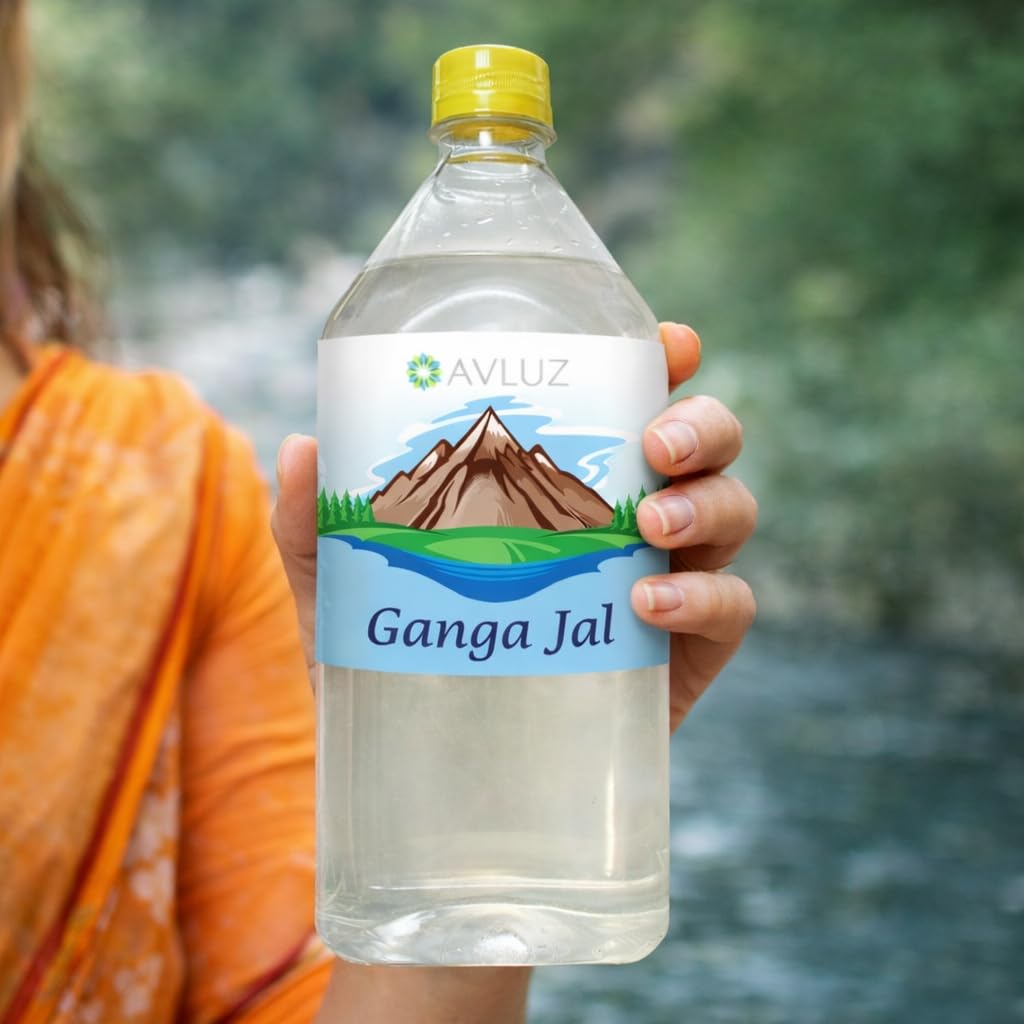 AVLUZ Pure and Original Gangajal for Puja - Rituals and Religious Rites (5 L) 1