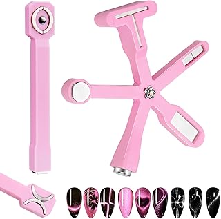 Kit de 2 imanes de ojo de gato, 6 en 1 y 3 en...