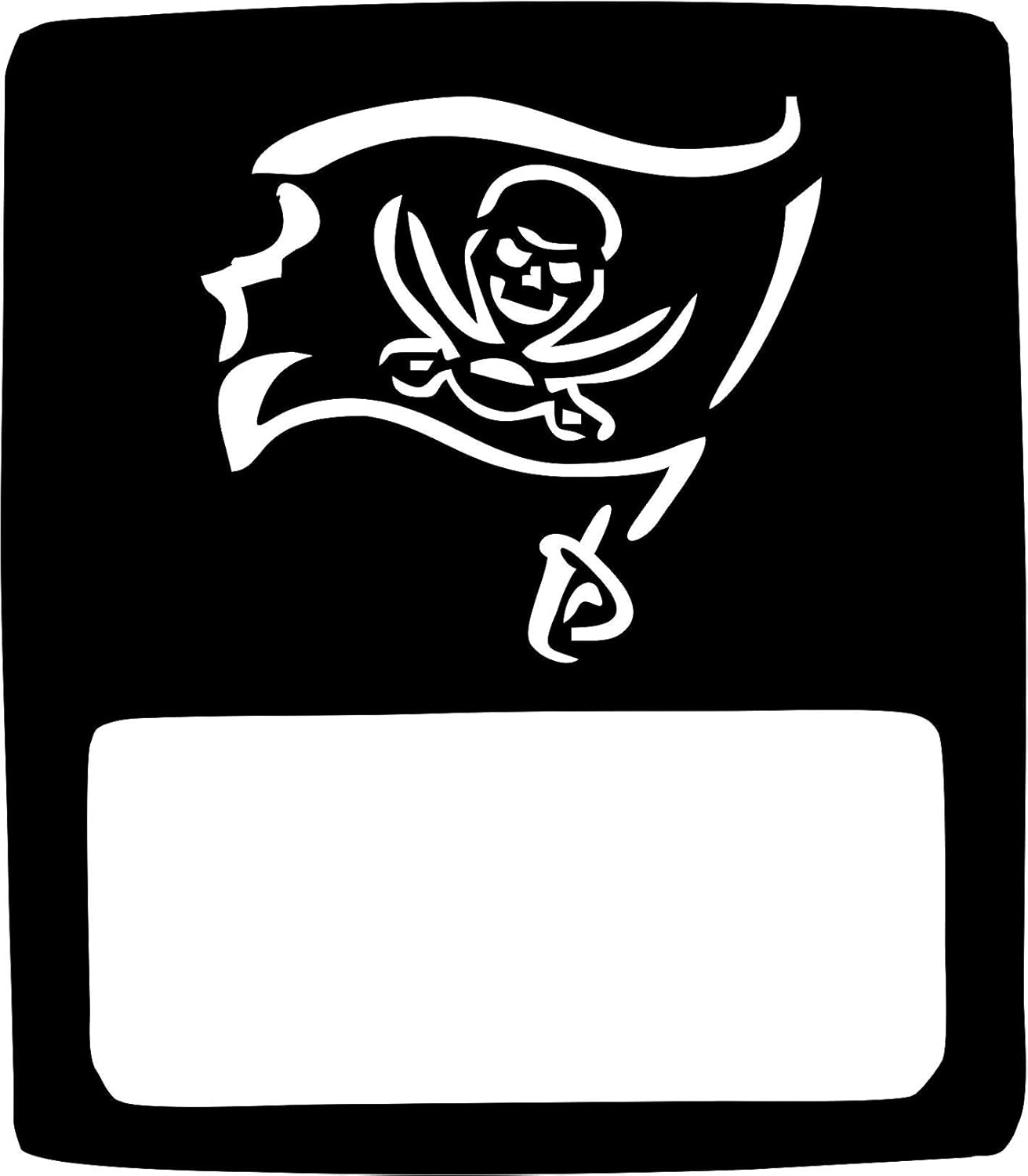 Pirate Flag Tail lamp Light Covers Compatible with Jeep Wrangler JL (Non-LED) - Black - Set of 2