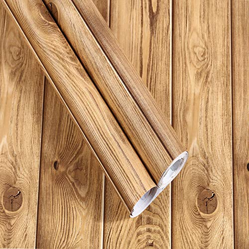 Papel pintado madera autoadhesivo rollo de vinilo pegatinas muebles 5m 5
