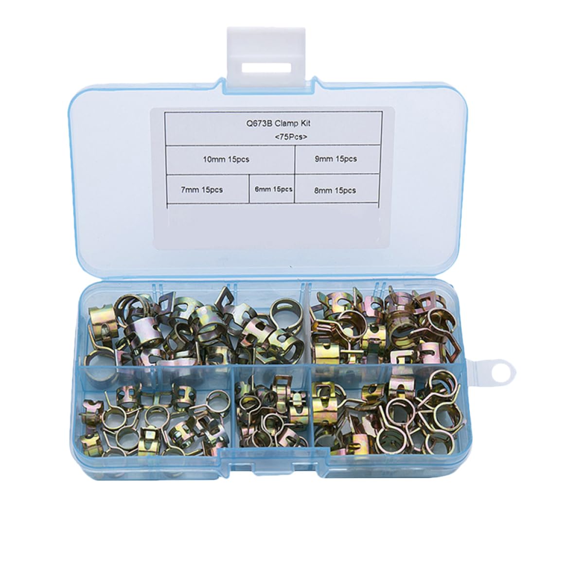 Hemobllo Lot De 3 Colliers De Serrage À Ressort M8 M10 En Métal Pour Tubes En Silicone Colliers De Serrage Réglables 75 Pièces X 3