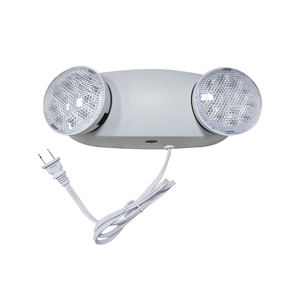 TANLUX LED Emergency Lights - Battery Backup, Round Head, White, Model