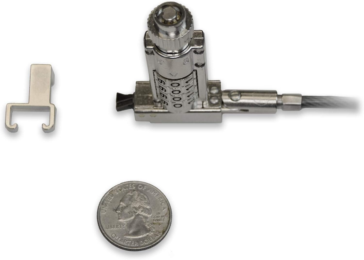 TZ06T Noble Wedge 4 Digit Combination & Barrel Key Lock