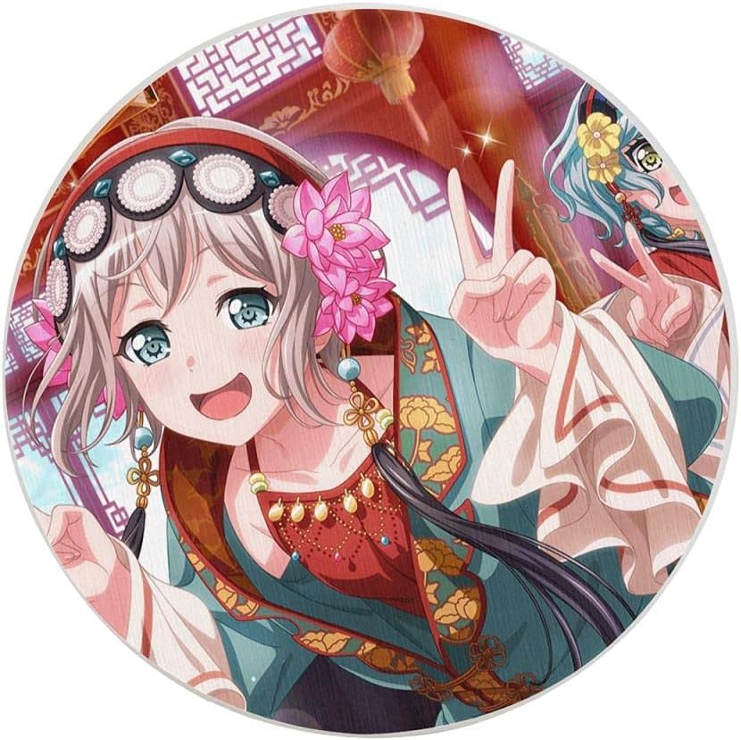 Bang Dream ガルパ 青葉モカ コースター 珪藻土 おしゃれ 丸型 可愛い マグ お茶パッド 断熱 吸水