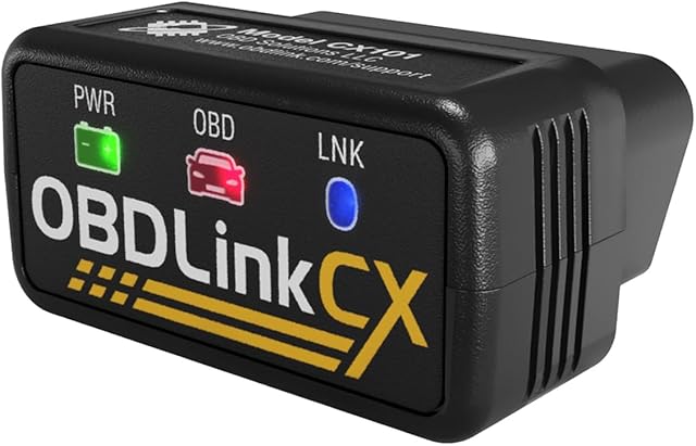 OBDLink CX Bimmercode Bluetooth 5.1 BLE OBD2 do BMW/Mini, współpracuje z iPhone/iOS i Android, skaner diagnostyczny OBD II