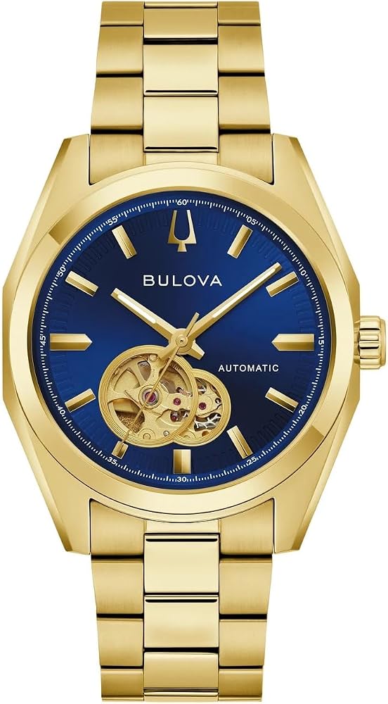 Bulova 97A203 Men's Surveyor Gold Tone Stainless Steel Automatic Watch — 사진 1