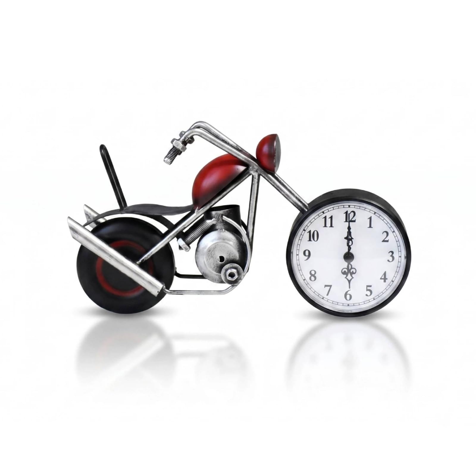 Reloj de Pared Vintage Reloj Pared Retro Reloj Pared Industrial Reloj Pared Metal con Movimiento Continuo Silencioso y Marco Esculpido Adecuado para Salón Entrada Estudio Oficina