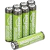 AmazonBasics AAA high capacity batteries, rechargeable, pre-charged, 8 pieces (appearance may vary)