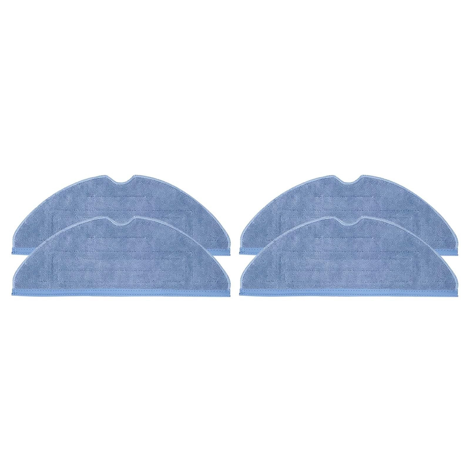 Jvmhabqrf 4Pcs Vacuum Mop Replacement Pads，Compatible For Xiaomi，Compatible For Roborock S7 /S7 Maxv / S8/S8+ Maxv Plus