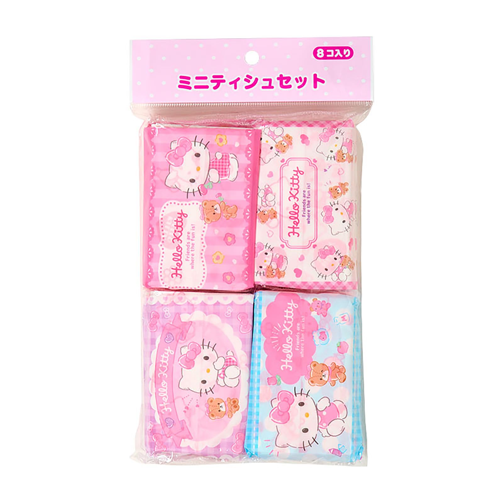サンリオミニ　8枚セット Amazon.co.jp: サンリオ(SANRIO) ミニティシュ8個セット ハローキティ