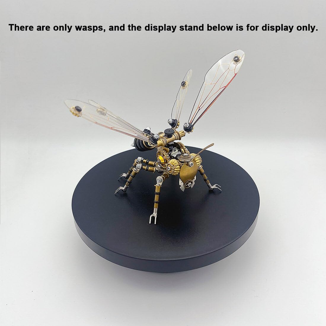 Metalowe puzzle 3D dla dorosłych, mechaniczne owady, metalowe, zestaw do budowania, steampunk, osa, ornamenty, zabawka, prezenty, 300+ elementów