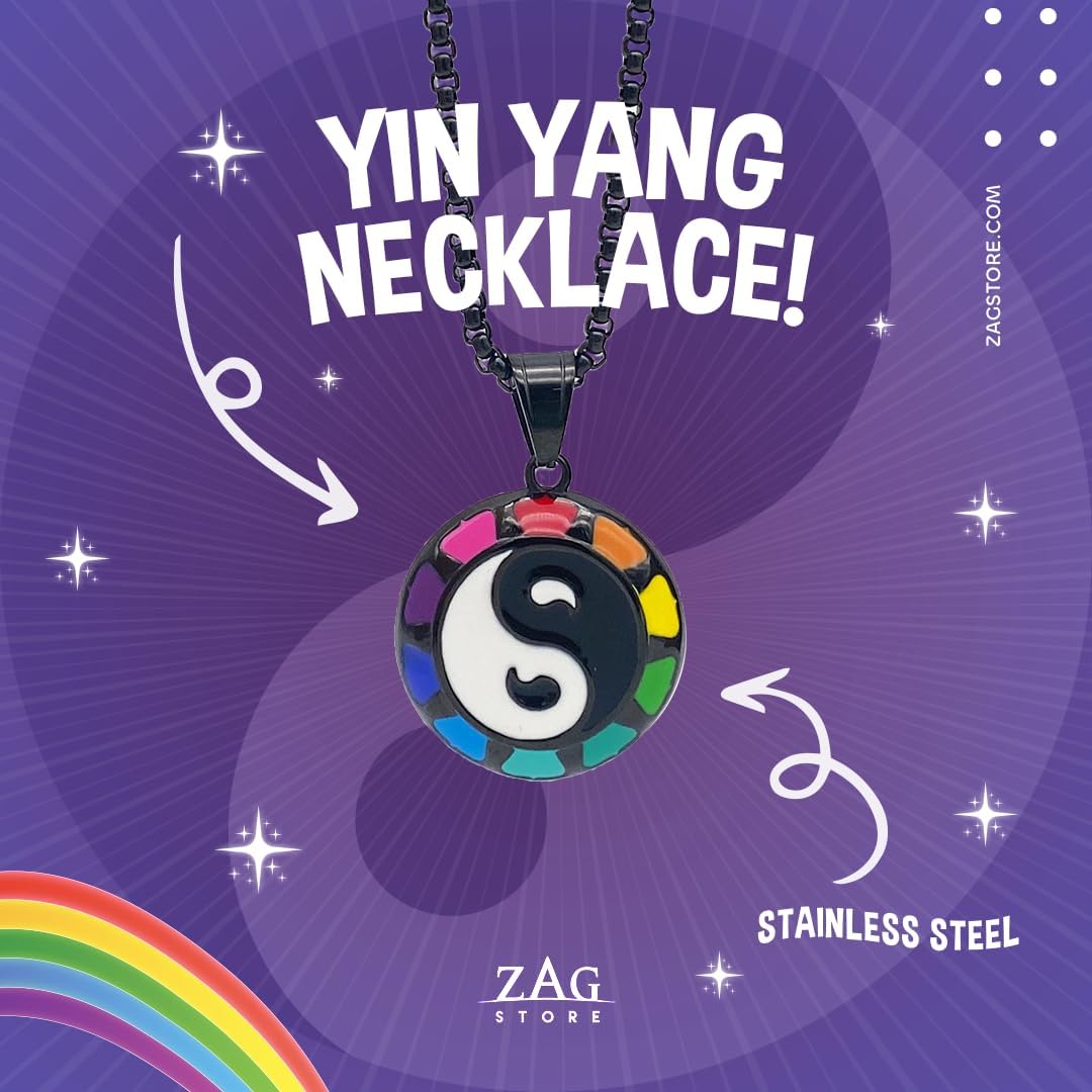 Miraculous Ladybug Yin Yang Necklace ZAG STORE Georgia Ubuy
