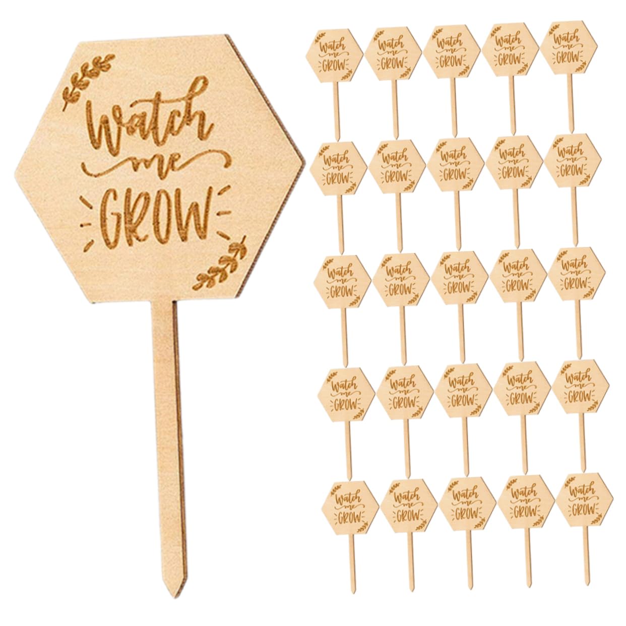 UPKOCH 3 Ensembles Étiquette En Bois Marqueur De Plantes Jardinage Marqueurs De Plantes De Jardin Petit Étiquettes De Plantes De Marqueurs De Jardin 40 Pièces * 3