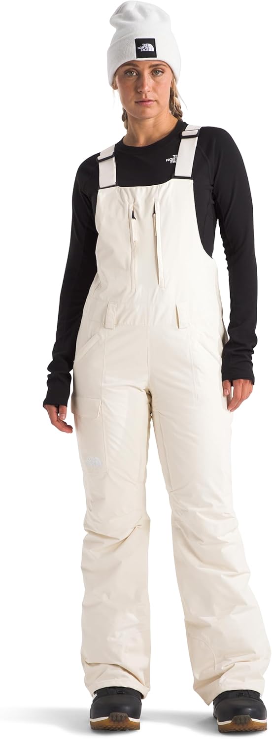 THE NORTH FACE Women's Freedom Insulated Bib (Standard & Plus Size) - Waterproof Ski & Snowboard Overalls, Mesh Venting