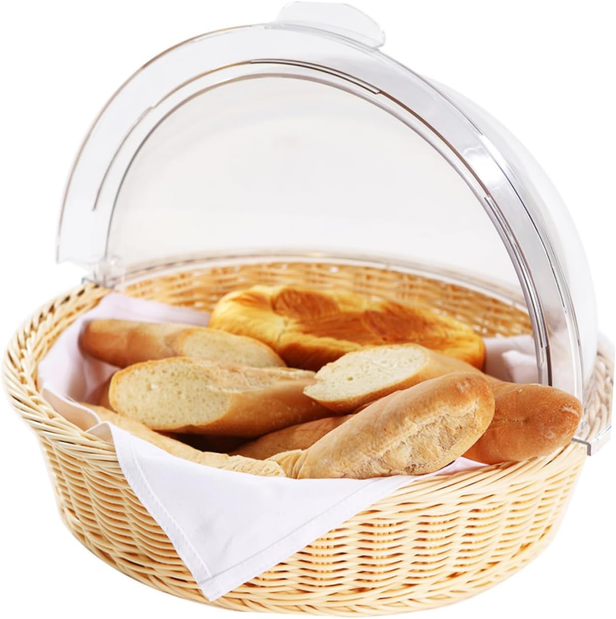 Ciieeo 1Pc Food Lid Heavy Duty Transparent Cover for Dessert Protection for Restaurant Home and Catering Use and Reusable Food Cover