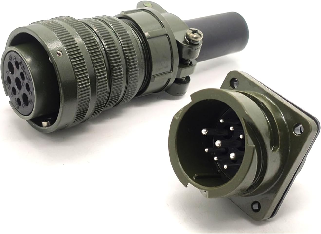 Military Spec Connectors MS3106A20-18 MS3102A20-18 Male and Female 9Pin Connector Connectors Bayonet Series