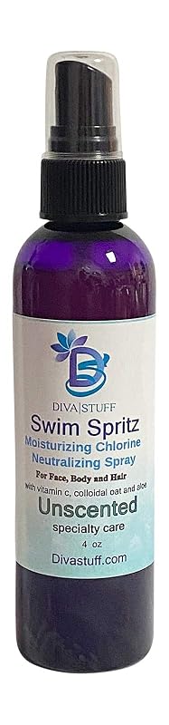 Diva Stuff Swim Spritz, bruma corporal, facial e capilar sem fragrância, 120 mL