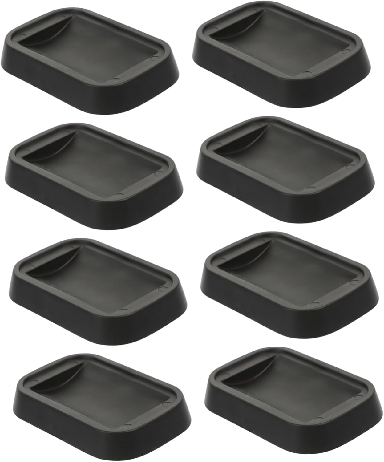 8pcs Silicone Caster Cups Skid Wheel Pads Chair Pads for Dining Chairs for Carpet Furniture Caster Cups Furniture Wheel Stoppers