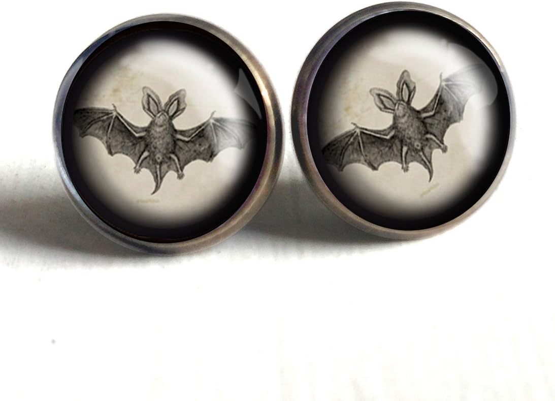 The Divine IguanaVictorian Bat Stud Earrings
