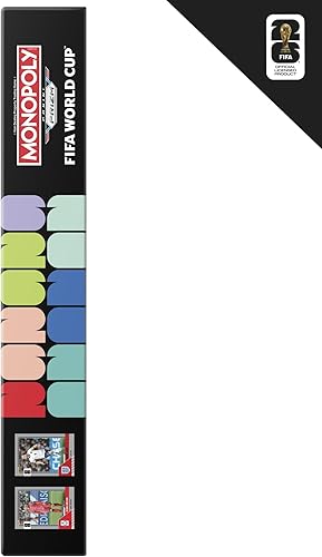 Miniatura 13 de Monopoly Panini Prizm: Juego de mesa de fútbol de la Copa Mundial de la FIFA I con Monopoly Panini Prizm FIFA World Cup 2026 Trading Cards I a