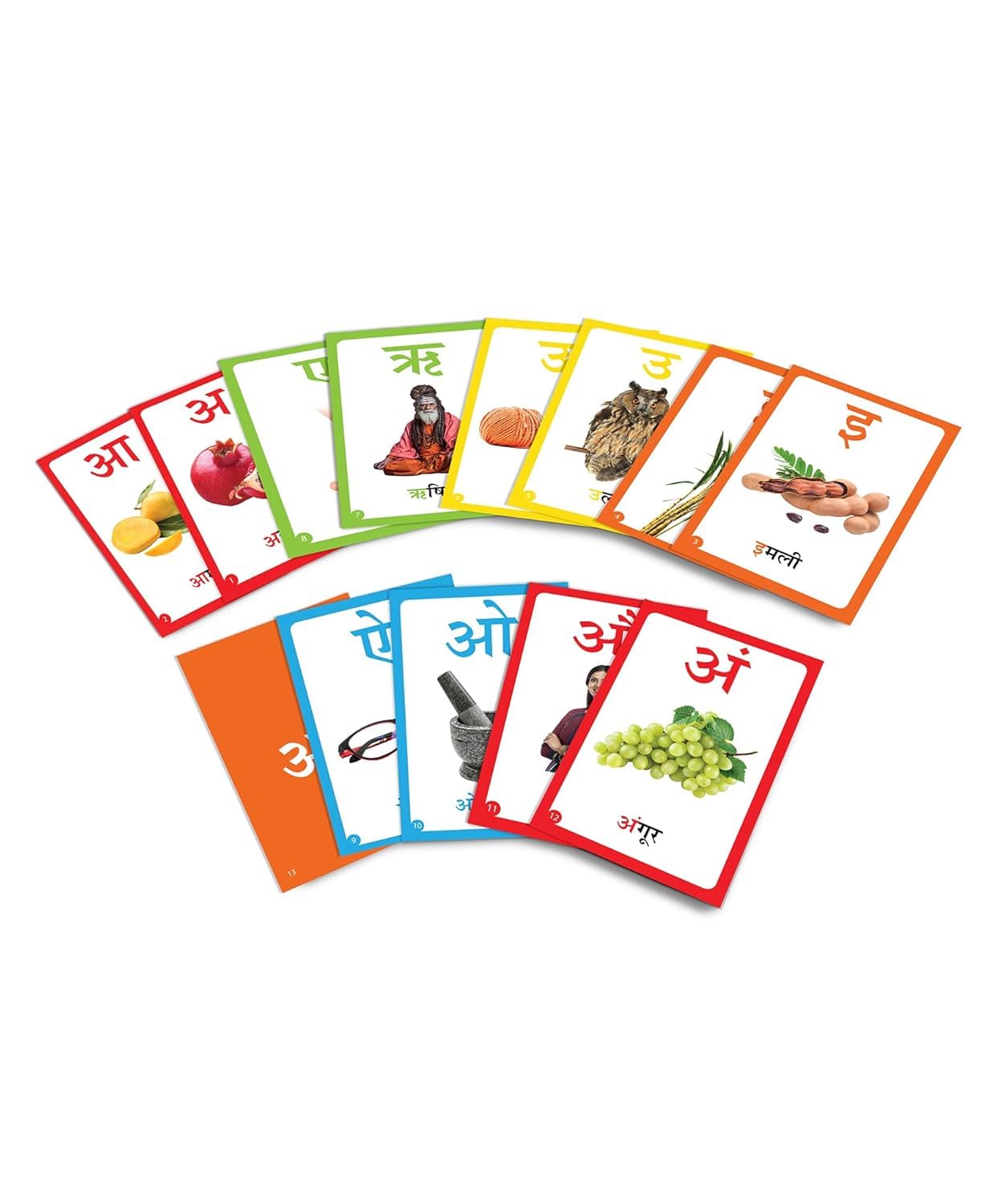 My First Flash Cards Hindi Varnamala : 30 Early Learning Flash Cards ...