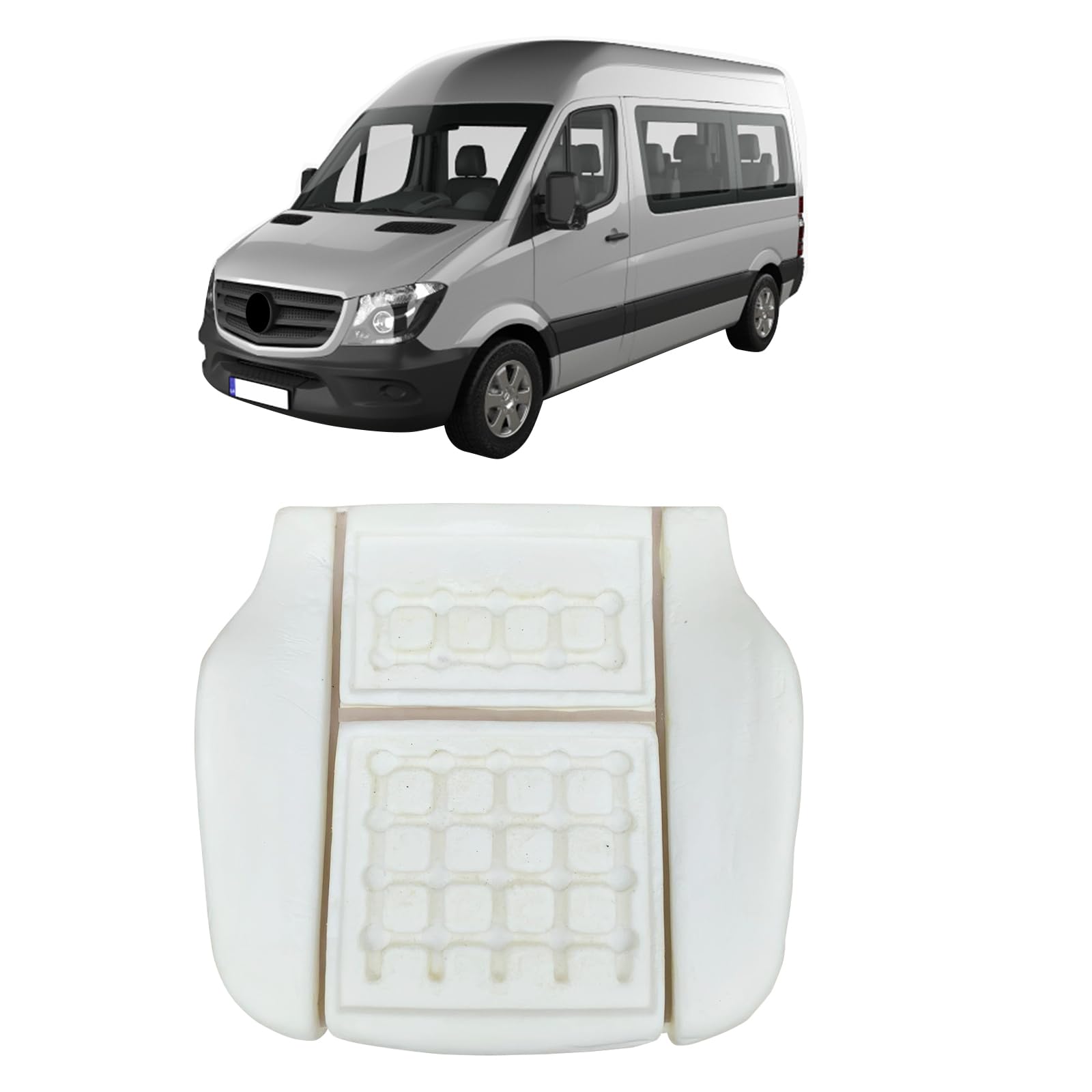 VW Crafter poduszka do siedzenia z pianki i 15 zszywek pianka siedziska 2006 - 2016