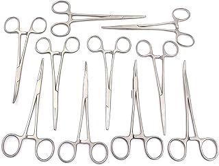 Precise Canada:10 Assorted Kelly Locking Hemostat Forceps 5.5