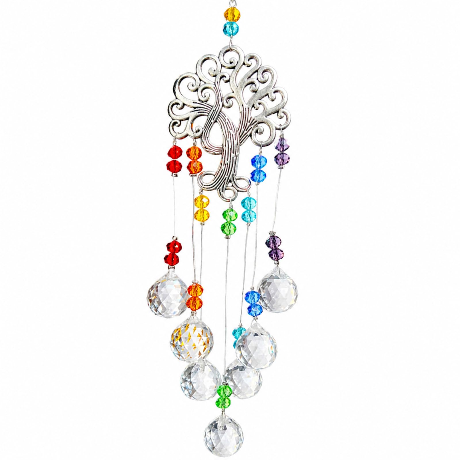Crystal Suncatcher Hanging Crystals for Windows, Indoor Decoration Sun Catcher Ornament, Crystal Gifts for Women