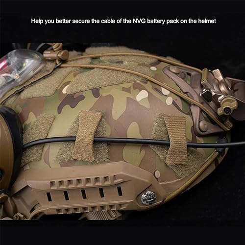 Miniatura 6 de 8 unids táctico auricular intercomunicador cable organizador batería titular NVG arnés de cable para casco equipo táctico accesorios